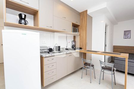 Studio para alugar com 31m², 1 quarto e sem vaga Studio para alugar com 31m², 1 quarto e sem vagaCozinha