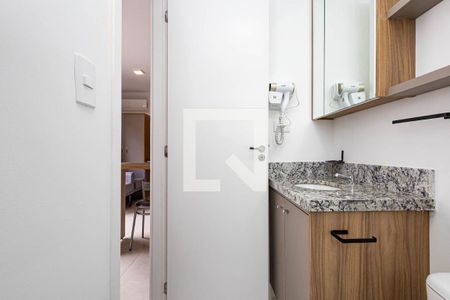 Studio para alugar com 31m², 1 quarto e sem vaga Studio para alugar com 31m², 1 quarto e sem vagaBanheiro