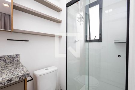 Studio para alugar com 31m², 1 quarto e sem vaga Studio para alugar com 31m², 1 quarto e sem vagaBanheiro