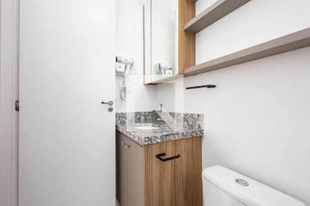 Studio para alugar com 31m², 1 quarto e sem vaga Studio para alugar com 31m², 1 quarto e sem vagaBanheiro
