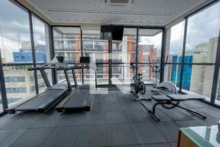 Studio à venda com 31m², 1 quarto e sem vaga Studio à venda com 31m², 1 quarto e sem vagaÁrea comum - Academia