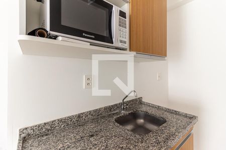 Cozinha de kitnet/studio para alugar com 1 quarto, 29m² em Vila Buarque, São Paulo