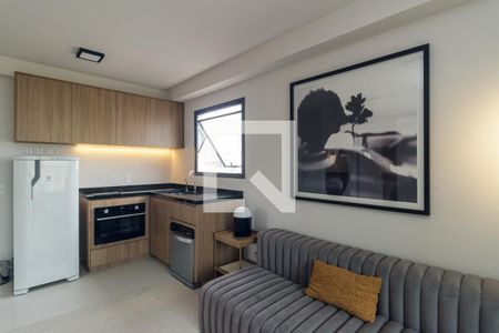 Sala de apartamento para alugar com 1 quarto, 36m² em República, São Paulo