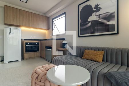 Sala de apartamento para alugar com 1 quarto, 36m² em República, São Paulo
