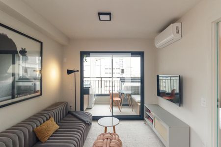 Sala de apartamento para alugar com 1 quarto, 36m² em República, São Paulo