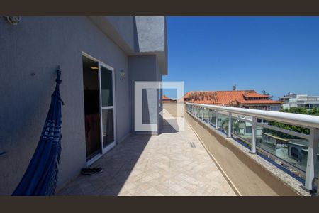 Varanda Sala de apartamento à venda com 3 quartos, 290m² em Recreio dos Bandeirantes, Rio de Janeiro