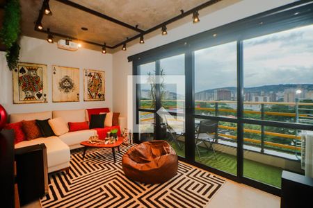 Sala de kitnet/studio para alugar com 1 quarto, 42m² em Jardim do Salso, Porto Alegre