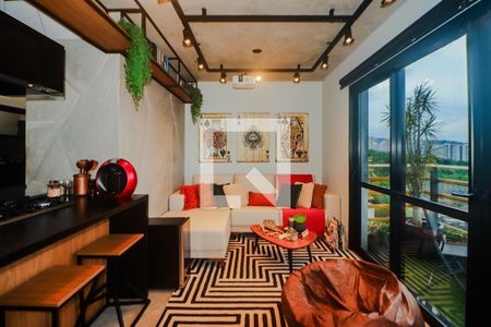 Sala de kitnet/studio para alugar com 1 quarto, 42m² em Jardim do Salso, Porto Alegre