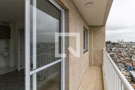 Varanda de apartamento para alugar com 1 quarto, 29m² em Parque Bristol, São Paulo