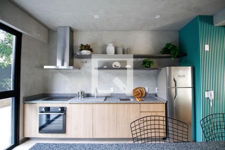 Studio para alugar com 28m², 1 quarto e sem vagaÁrea Comum - Espaço Gourmet