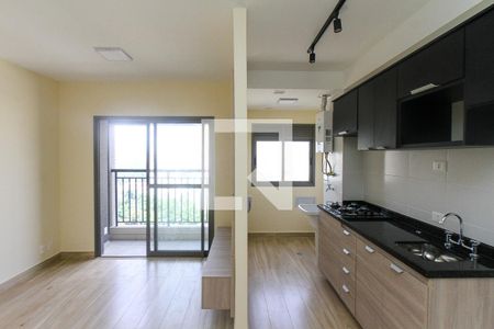 Sala e cozinha de apartamento para alugar com 2 quartos, 48m² em Jardim Independência (são Paulo), São Paulo