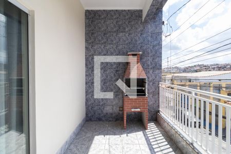 Varanda Suíte de casa para alugar com 2 quartos, 130m² em Parque Savoi City, São Paulo