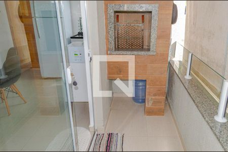 Varanda Gourmet de apartamento para alugar com 2 quartos, 50m² em Campeche Central, Florianópolis