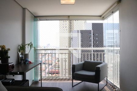 Varanda da Sala de apartamento à venda com 2 quartos, 61m² em Vila Romana, São Paulo