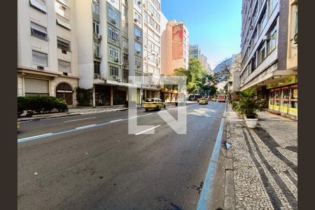 Vista da Rua de apartamento para alugar com 1 quarto, 40m² em Copacabana, Rio de Janeiro