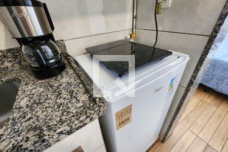 Cozinha de apartamento para alugar com 1 quarto, 19m² em Centro, Rio de Janeiro