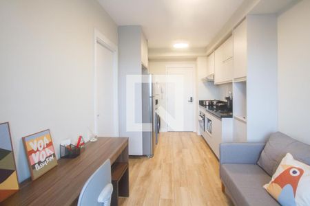 Sala de apartamento para alugar com 1 quarto, 28m² em Brooklin, São Paulo