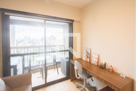 Sala de apartamento para alugar com 1 quarto, 28m² em Brooklin, São Paulo