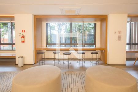 Área comum de apartamento para alugar com 1 quarto, 28m² em Brooklin, São Paulo
