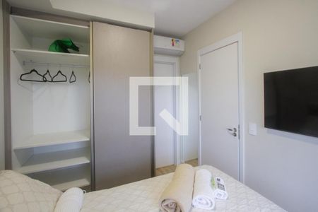 Detalhe Quarto de apartamento para alugar com 1 quarto, 28m² em Brooklin, São Paulo