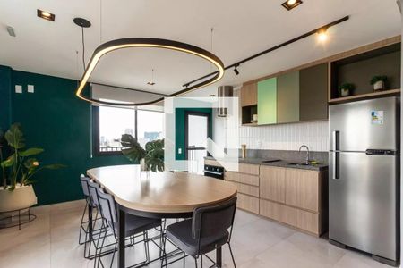 Studio para alugar com 26m², 1 quarto e sem vaga Studio para alugar com 26m², 1 quarto e sem vagaÁrea comum - Salão de festas