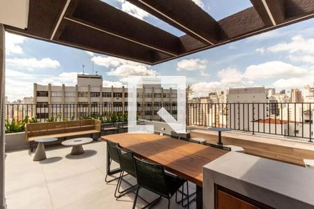 Studio para alugar com 26m², 1 quarto e sem vaga Studio para alugar com 26m², 1 quarto e sem vagaÁrea comum - Churrasqueira