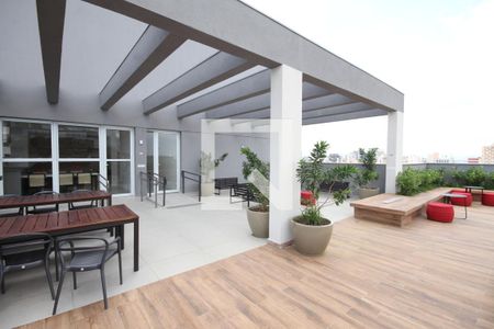 Área comum de kitnet/studio para alugar com 1 quarto, 27m² em Liberdade, São Paulo