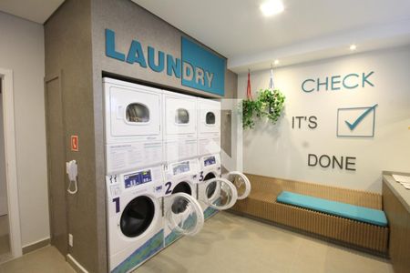 Área comum de kitnet/studio para alugar com 1 quarto, 27m² em Liberdade, São Paulo
