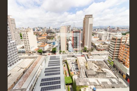 Sala/Cozinha - Vista de apartamento para alugar com 1 quarto, 30m² em Brás, São Paulo