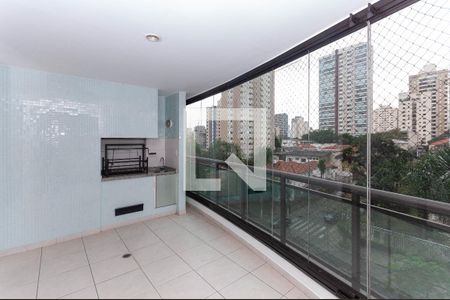 Varanda Gourmet de apartamento à venda com 3 quartos, 178m² em Vila Anglo Brasileira, São Paulo