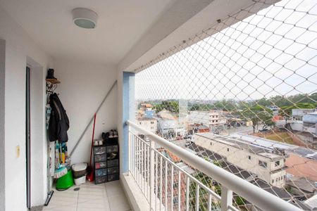 Varanda da Sala de apartamento à venda com 2 quartos, 59m² em Conceição, Diadema
