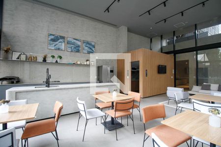 Studio à venda com 25m², 1 quarto e sem vagaÁrea Comum - Espaço Gourmet