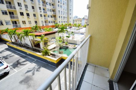 Varanda da Sala de apartamento para alugar com 2 quartos, 55m² em Todos Os Santos, Rio de Janeiro