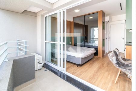 Studio para alugar com 24m², 1 quarto e sem vaga Studio para alugar com 24m², 1 quarto e sem vagaVaranda
