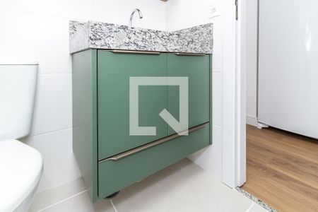 Studio para alugar com 24m², 1 quarto e sem vaga Studio para alugar com 24m², 1 quarto e sem vagaBanheiro