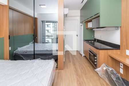 Cozinha de kitnet/studio para alugar com 1 quarto, 24m² em Perdizes, São Paulo