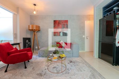 Sala de apartamento para alugar com 1 quarto, 57m² em Bela Vista, São Paulo