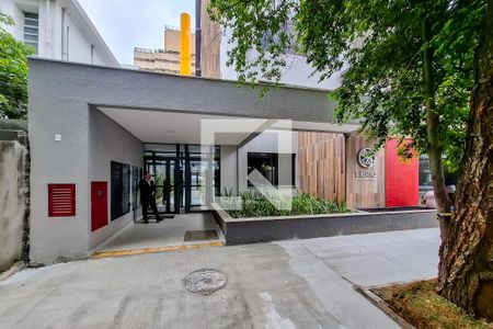 Studio para alugar com 24m², 1 quarto e sem vaga Studio para alugar com 24m², 1 quarto e sem vagaFachada