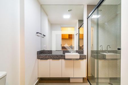 Studio para alugar com 30m², 1 quarto e sem vaga Studio para alugar com 30m², 1 quarto e sem vagaBanheiro