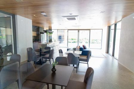 Apartamento para alugar com 35m², 1 quarto e 1 vagaSalão de festas