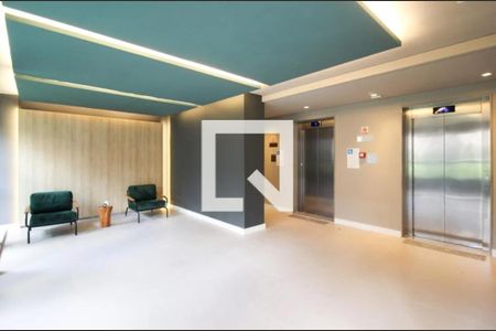 Apartamento à venda com 37m², 2 quartos e sem vagaÁrea comum - Hall de entrada