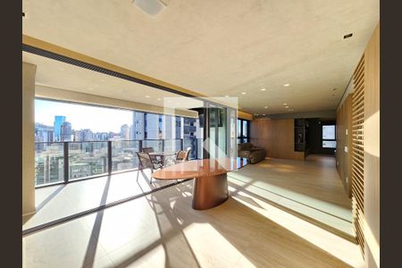 Sala de apartamento à venda com 3 quartos, 202m² em Vila da Serra, Nova Lima