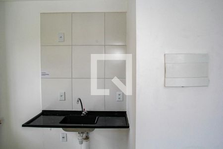 Cozinha de apartamento para alugar com 2 quartos, 39m² em Vila Barreto, São Paulo
