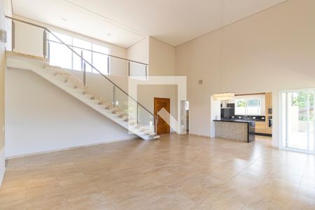 Sala de casa de condomínio à venda com 3 quartos, 1200m² em Loteamento Alphaville Campinas, Campinas