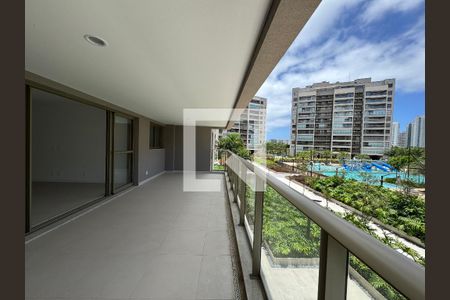 Varanda Sala de apartamento à venda com 3 quartos, 185m² em Barra da Tijuca, Rio de Janeiro