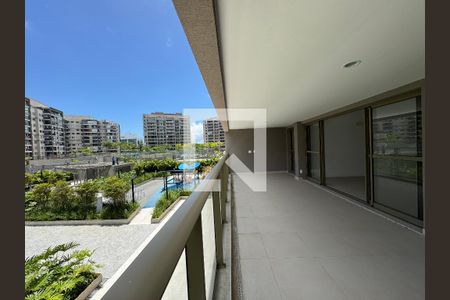 Varanda Sala de apartamento à venda com 3 quartos, 185m² em Barra da Tijuca, Rio de Janeiro