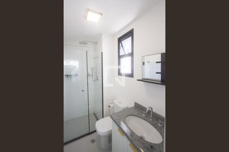 Banheiro de apartamento para alugar com 1 quarto, 31m² em Santo Amaro, São Paulo