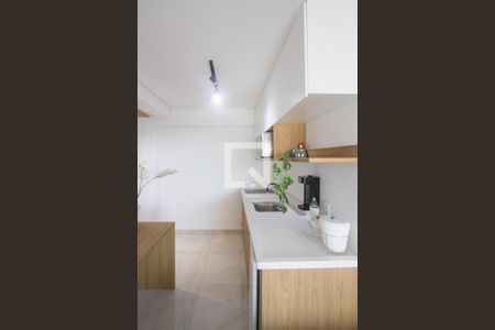 Cozinha de apartamento para alugar com 1 quarto, 31m² em Santo Amaro, São Paulo