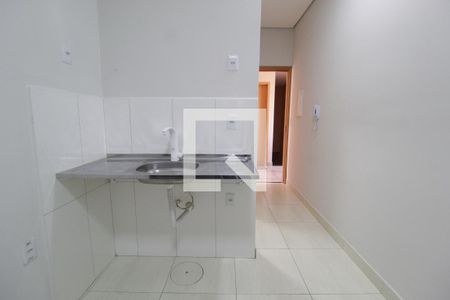 Cozinha de kitnet/studio para alugar com 1 quarto, 20m² em Martins, Uberlândia