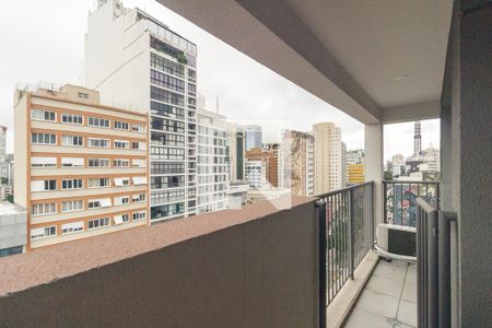 Apartamento à venda com 35m², 1 quarto e sem vagaVaranda